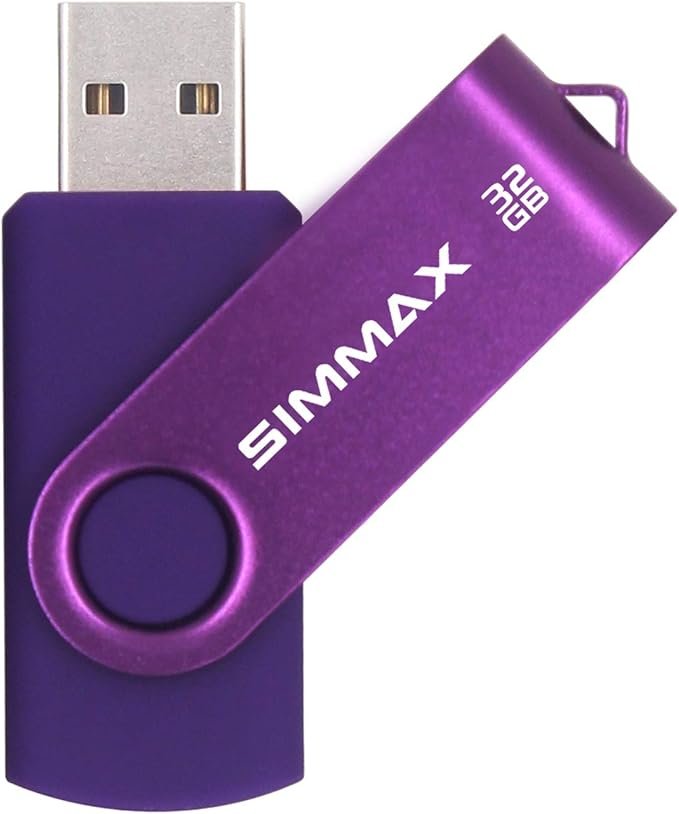 61AZvkftK7L._AC_SX679_ SIMMAX 32GB Memory Stick USB 2.0 Flash Drives - Gambar 5